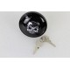 V-Twin Keyed Gas Cap Vented Black 38-0667