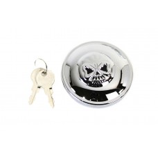 V-Twin Keyed Gas Cap Vented Chrome 38-0665