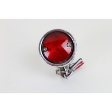 V-Twin LED Bullet Tail Lamp Assembly Chrome 33-1666