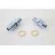 V-Twin Oil Pump Cover Fitting Set Zinc Plated 40-0984
