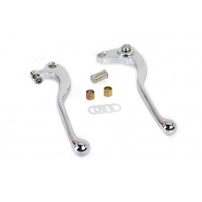 V-Twin Old School Hand Lever Set Chrome 26-0886