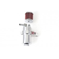 V-Twin Polished Engine Breather Oil Collector 40-0568