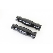 V-Twin Profile Barrel Grip Set Black 28-0461