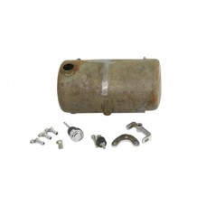 V-Twin Raw Round Oil Tank Side Fill 40-0230