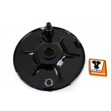 V-Twin Rear Mechanical Brake Backing Plate Kit Black 22-0041
