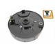 V-Twin Rear Mechanical Brake Backing Plate Kit Black 22-0075