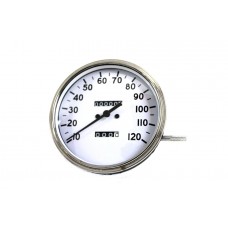 V-Twin Replica 2:1 Speedometer with Black Needle 39-0823