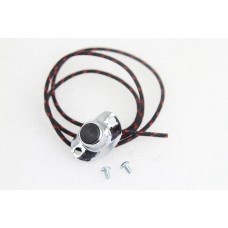 V-Twin Replica Handlebar Horn Switch Button with 1 Wire 32-1388