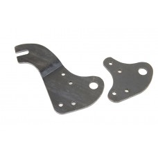 V-Twin Rigid Rear Fender Tab Set Raw 51-0069 59781-36 59780-36