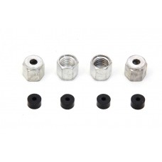 V-Twin Rocker Arm Cover Oil Line Fitting Nuts and Seals Kit 3179-8