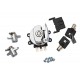 V-Twin Side Hinge Ignition Switch and Saddlebag Lock Kit Chrome 32-1446