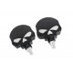 V-Twin Skull Highway Footpeg Set Black 27-1477