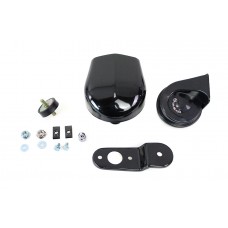 V-Twin Softail Horn Kit with Black Cover 33-1729