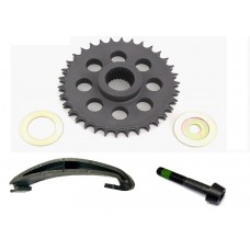 V-Twin Solo 32 Tooth Solid Compensator and Tensioner Shoe Kit 19-0028