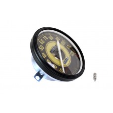 V-Twin Speedometer with 2:1 Ratio and White Needle 39-0855