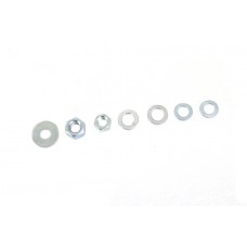 V-Twin Spring Fork Nut and Washer Kit Zicad Plated 37-1872