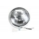 V-Twin Vintage 7  Round Headlamp 6 Volt 33-1618