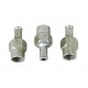 V-Twin WR Hex Barb Oil Line Fitting Set Zinc Plated 40-0877