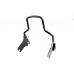 V-Twin Shorty Detachable Sissy Bar Black 50-1637