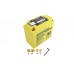 V-Twin MotoBatt 12 Volt AGM Yellow Battery 53-0544 65989-90A