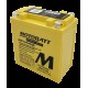 V-Twin MotoBatt 12 Volt AGM Fully Sealed Black Battery 53-0540 65958-04