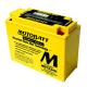 V-Twin MotoBatt 12 Volt AGM Fully Sealed Yellow Battery 53-0536 66010-82B