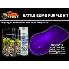 V-Twin Rattle Bomb Spray Kit Purple 41-0882