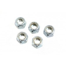 V-Twin Zinc Plated Hex Nuts 1/4 inch-20 Nyloc 73-0000