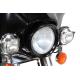 Outer Headlamp Black Frenched Trim Ring with Visor 33-1112