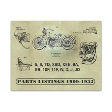 Parts Book for 1909-1932 V-Twins 48-0832