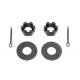 Rear Axle Nut and Lock Kit Parkerized 2366-6