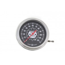 Speedometer with 2:1 Ratio and Red Needle 39-0070