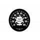 Speedometer with Black Tin Face 39-0067