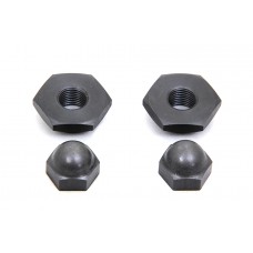 Spring Fork Rod Top Nut Set Parkerized 49-0516