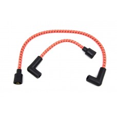 Sumax Orange with Black Tracer 7mm Spark Plug Wire Set 32-7340