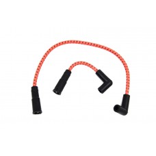 Sumax Orange with Black Tracer 7mm Spark Plug Wire Set 32-7358