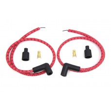 Sumax Red with Black Tracer 7mm Spark Plug Wire Set 32-7366