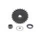 Tapered Engine Sprocket Kit 23 Tooth Parkerized 19-0137