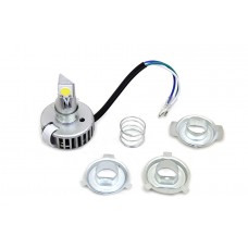 White LED H4 Replacement Bulb 33-1737