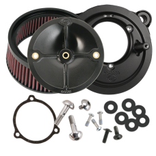 S&S Air Cleaner, Kit, Throttle by Wire, Stealth, S&S 58mm Throttle Body, 2008-Up Touring, 2009-up Tri-Glide, 2011-up Softail CVO 170-0164