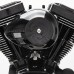 S&amp;S Cycle Stealth Air Cleaner Kit with Black Air Stream for 2008-'16 Touring and '16-'17 Softail Models 170-0487