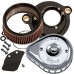 S&amp;S Cycle Air Cleaner, Kit, Stealth, Throttle by Wire, Mini Teardrop, 170-0354C, CARB EO# D-355-30, Stock Bore Throttle Body, Chrome, 2017-'20 M8 Touring, 2018-'20 Softail 170-0435C