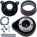 S&amp;S Cycle Air Cleaner, Kit, Stealth, Stock EFI, Stealth Teardrop, 170-0300B, CARB EO# D-355-27, Delphi EFI, Gloss Black, 2001-'17 bt, except Throttle by Wire 170-0529