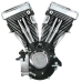 S&S Engine, Assembled, V80, 508 Cam, Wrinkle Black, Cast, 1984-’99 bt 310-0233