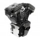 S&S T143 Black Edition Longblock Engine for Select 1999-'06 HD Twin Cam 88, 95, 103 Models - 635 GPE Cams 310-0833
