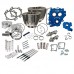 S&amp;S Cycle 110" Power Package for HD Twin Cam 96, 103 Models with 585 Easy Start Chain Drive Cams - Wrinkle Black 330-0668