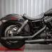 S&amp;S Cycle Grand National Slip-Ons for 1995-2009 Dyna models with staggered exhaust (FXD, FXDB, etc), Black 550-0721