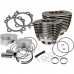 S&amp;S Cycle 4" Sidewinder Big Bore Kit for 1999-'06 HD Big Twin Models - Wrinkle Black 910-0646