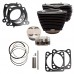 S&amp;S Cycle M8 Big Bore Kit, 114 to 128, Black with no Highlighting, 4.250 bore x 4.5 stroke 910-0685