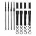 S&amp;S Cycle Quickee Pushrods with Gloss Black Covers for 2017-up M8 Models 930-0137